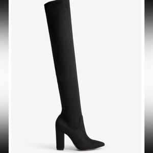 EXPRESS stretch over the knee boot